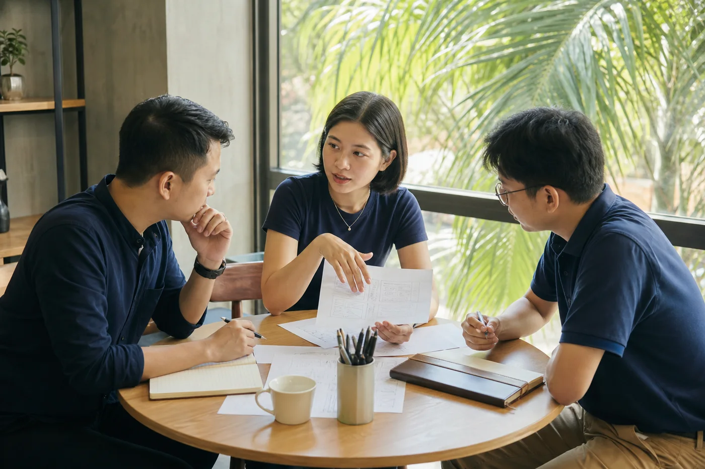 Các thành viên trao đổi và chia sẻ kinh nghiệm
