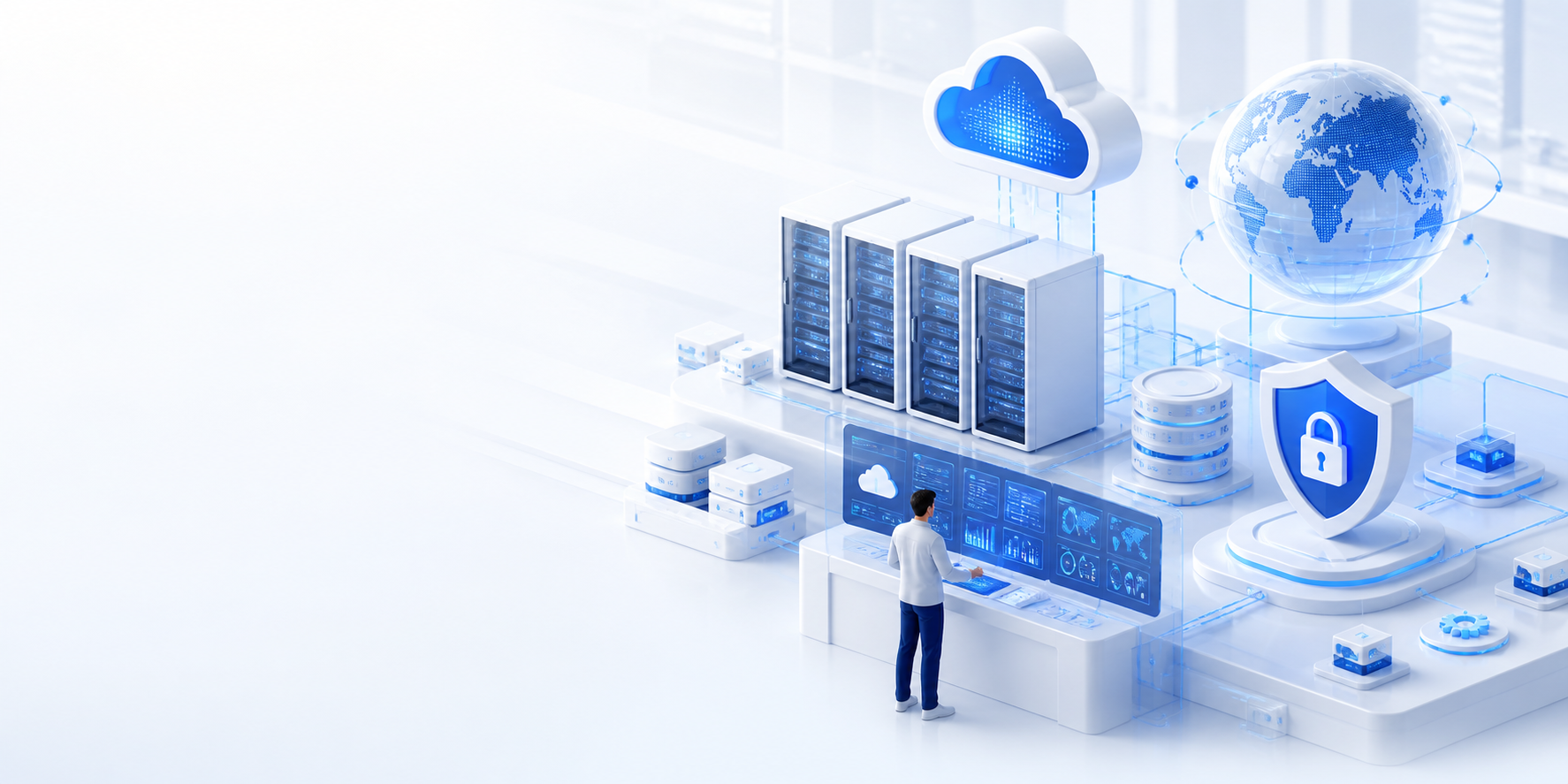 Nền tảng hạ tầng số gồm hosting, VPS, tên miền, điện toán đám mây và bảo mật do Gotek vận hành