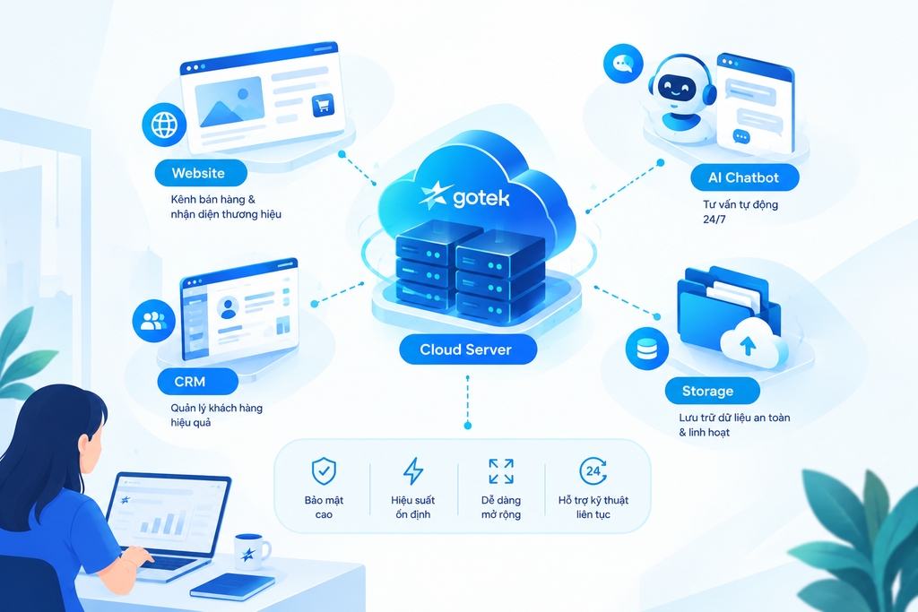 Mô hình cloud server giúp tối ưu hạ tầng công nghệ cho doanh nghiệp SME Việt Nam